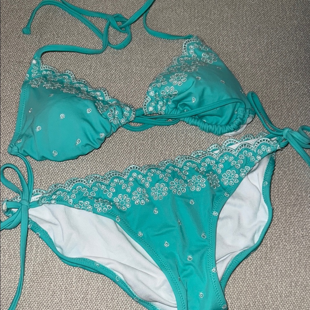 Xhilaration Embroidery Bikini Set